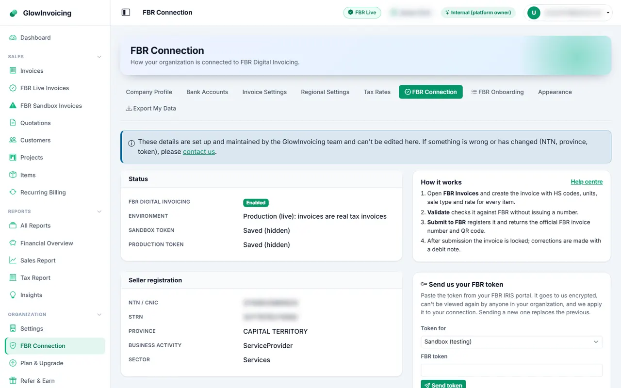 FBR connection