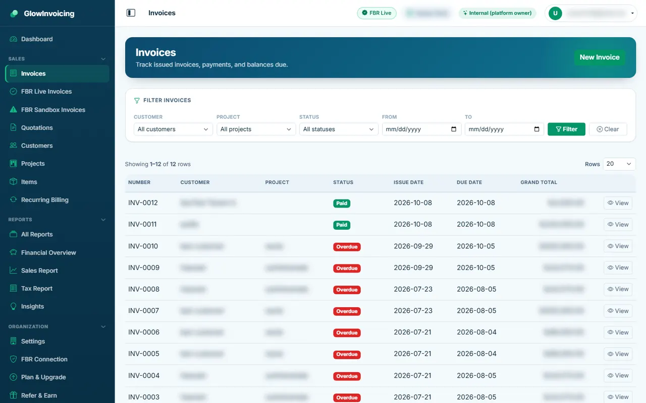 Invoices